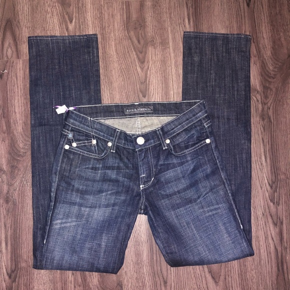 Rock & Republic Denim - Rock & Republic Stella  dark blue jeans M13